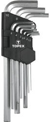 Topex Set chei imbus cu profil hexagonal lungi topex 35D956 HardWork ToolsRange Cheie imbus