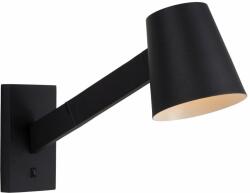 Lucide 20210/01/30 | Mizuko Lucide falikar lámpa kapcsoló elforgatható alkatrészek 1x E14 fekete, fehér (20210/01/30)