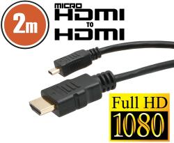Carguard Cablu micro HDMI 2m cu conectoare placate cu aur Best CarHome