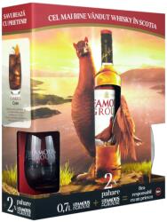 THE FAMOUS GROUSE - Scotch Blended Whisky - 0.7L + 2 pahare, Alc: 40%