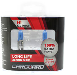 Carguard Set de 2 becuri Halogen H1, 100W +130% Intensitate - LONG LIFE - CARGUARD Best CarHome