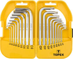 Topex Set chei scurte imbus hexagonale si torx topex 35D952 HardWork ToolsRange