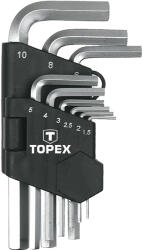 Topex Set chei imbus cu profil hexagonal scurte topex 35D955 HardWork ToolsRange Cheie imbus