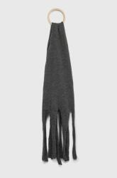 Sisley sál gyapjú keverékből szürke, sima - szürke Univerzális méret - answear - 16 590 Ft