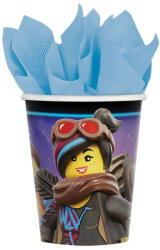 Amscan Lego Movie, Lego kaland papír pohár 8 db-os 266 ml (DPA581711)