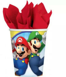 Super Mario papír pohár 8 db-os 250 ml (DPA990153766)
