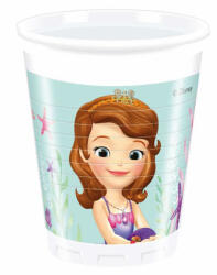 Procos Disney Sofia Pearl of the Sea, Szófia Műanyag pohár 8 db-os 200 ml (PNN86590)