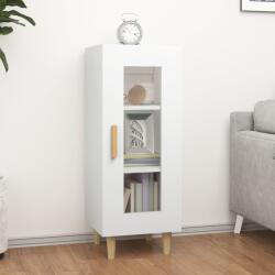 vidaXL Servantă, alb, 34, 5x34x90 cm, lemn compozit (812393) Comoda