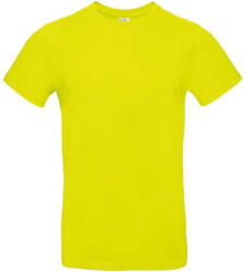B and C Csomag akciós póló (minimum 3 db) Férfi rövid ujjú póló B&C #E190 T-Shirt -L, Pixel lime zöld