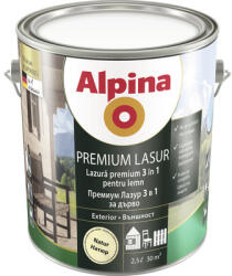 Alpina Lazură premium pentru lemn Alpina natur 2, 5 l