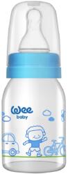 Wee Baby Biberon din sticlă Wee Baby Classic, 250 ml, albastră (877)