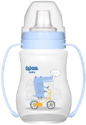 Wee Baby Pahar rezistent la varsare cu paie Wee Baby, PP, 250 ml, albastru (754)