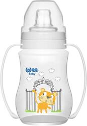 Wee Baby Cană cu mânere anti-vărsare Wee Baby - Albă, 250 ml (754)