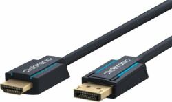 clicktronic 44923 Displayport 1.2 - HDMI 1.4 Kábel 1m - Fekete (44923)
