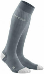 CEP WP40JY Compression Tall Socks Ultralight Grey/Light Grey II Futózoknik