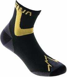 La Sportiva Ultra Running Socks Black/Yellow S Futózoknik