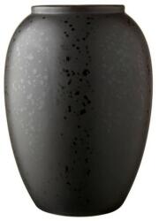Bitz Vază 20 cm, negru, gresie, Bitz (872916)