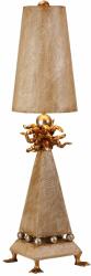 Elstead Lighting FB-LEDA-TL | Leda-EL Elstead álló lámpa 83, 7cm kapcsoló kézzel festett 1x E27 antikolt arany, antikolt krémszín, antikolt arany (FB-LEDA-TL)