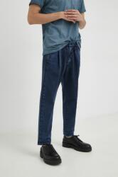 DRYKORN pantaloni barbati, culoarea albastru marin, drept 9BYY-SJM03O_59X