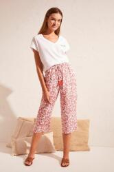 Women'Secret pantaloni de pijama Mix & Match femei, culoarea portocaliu 9BYY-BID0ZZ_24X
