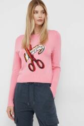 Desigual pulover femei, culoarea roz, light 9BYY-SWD133_30X