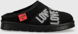 Love Moschino papuci de casa culoarea negru 9BYY-KLD08J_99X