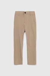 Abercrombie & Fitch pantaloni copii culoarea bej, neted 9BYY-SPB0CP_08X