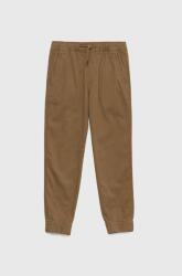 Abercrombie & Fitch pantaloni copii culoarea maro, neted 9BYY-SPB0CR_88A