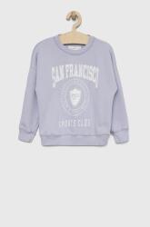 Abercrombie & Fitch bluza copii culoarea violet, neted 9BYY-BLG0GY_04X