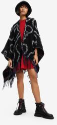 Desigual poncho reversibil culoarea negru 9BYY-SWD0ZP_99X