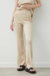 Drykorn pantaloni femei, culoarea bej, drept, high waist 9BYY-SPD09O_01X