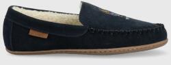 Ralph Lauren papuci de casa Collins Bear , culoarea albastru marin 9BYY-KLM020_59X