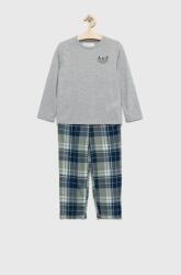 Abercrombie & Fitch pijama copii culoarea gri, neted 9BYY-BIB05O_90X
