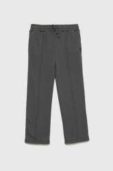 Abercrombie & Fitch pantaloni de trening pentru copii culoarea gri, neted 9BYY-SPG08T_90X