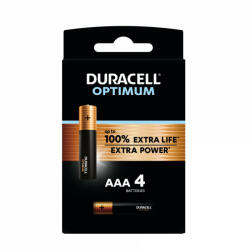 Duracell Optimum AAA MN2400 Mikro LR03 Alkáli Elem x 4 db (DO-LR03-B4)