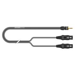 HICON Cablu audio jack 3.5mm la 2 x XLR 3 pini T-M 2.5m, Hicon ON9U-0250-SW (ON9U-0250-SW)