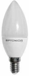OPTONICA Bec LED Plastic Flacara E14 3BUC/Pachet 6W Alb Neutru (1420)