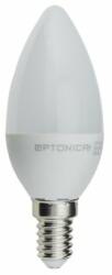 OPTONICA Bec LED Plastic Flacara E14 4W Alb Cald (1459)