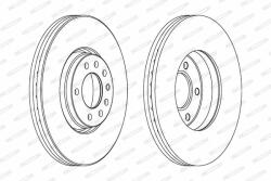 FERODO Disc frana FERODO PREMIER DDF1261 (DDF1261)