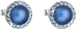 Swarovski elements argint cercei sâmburi cu cristale Swarovski elements şi albastru mat perla 31214.3