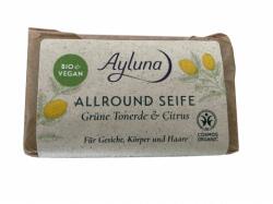 Ayluna Allround szappan - zöld agyag és citrus - 100 g