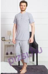 Vienetta Halásznadrágos gombos férfi pizsama (FPI599 M)