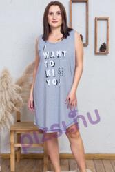 Vienetta Extra méretű vállpántos női hálóing (NHI2701 1XL)