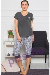 Vienetta Extra méretű női halásznadrágos pizsama (NPI670 3XL)