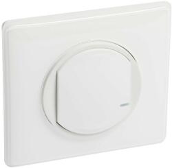 Legrand Netatmo 067723 Celiane okos szimpla kapcsoló (távvezérlő) 1 csoport vezetékes okos eszköz távvezérlésére alkalmas (egypólusú kapcsoló, mikromodul, csatlakozóaljzat. . stb); díszítőkerettel, elemmel és