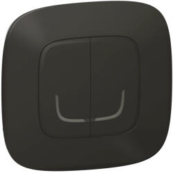 Legrand Netatmo 752888 Valena Allure okos csillárkapcsoló (végrehajtó), süllyesztett, díszítőkerettel szállítva, fekete színű, fázis-nulla megtáplálású, két külön kapcsolt fázis elmenővel, gatewayhez csatlako