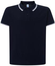 JHK Tricou polo barbati City, bumbac 100%, navy/white (PORA210NYWH)