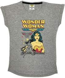 EPlus Tricou pentru fete - Wonder Woman gri Mărimea - Copii: 152