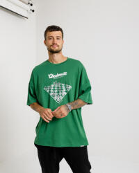 Don Lemme Oversized Tricou Checkmate - green Mărime: S (12138)