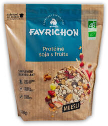 Favrichon Musli BIO fara zahar cu 40% proteine, soia si fructe Favrichon